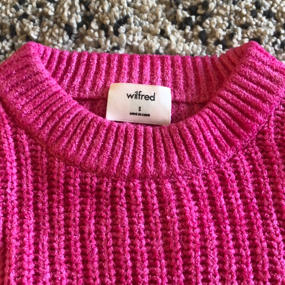 Wilfred Pink Crew Neck Sweater - Picture 2 of 4